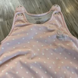 Woolino Sleep Sack 2-4 Yrs - Pink dot