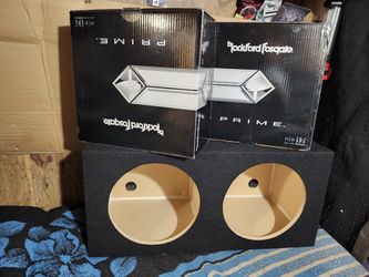 2 Rockford Fosgate R2 12" Dual 4ohm  250 Rms 