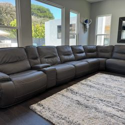 Sectional Leather Couch 