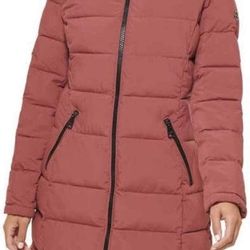 Andrew Marc Hooded Quilted Puffer Coat/Jacket used once