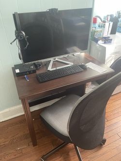 Desk And Chair Take Both For $150 Or Best Offer Takes It 
