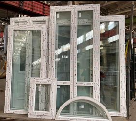 Aluplast White  Windows and Door Frames Set
