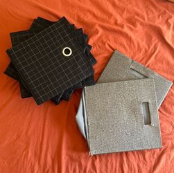 Fabric cube bin