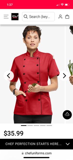 New Chefs shirt medium