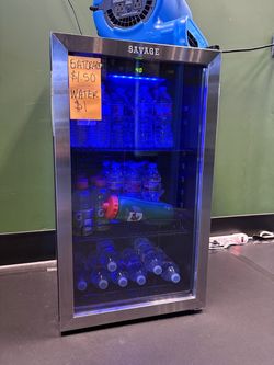 Beverage mini fridge with Glass Door