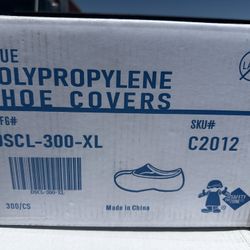 Shoe Covers 300 Xl Pieces New In The Box 