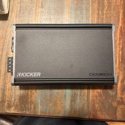 KICKER - CX 360W Class AB Bridgeable Multichannel Amplifier with Variable Crossovers - Black