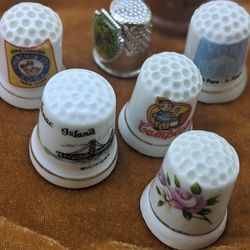 Vintage Sewing Thimbles 