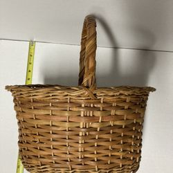 Basket Wicker 1 Handle