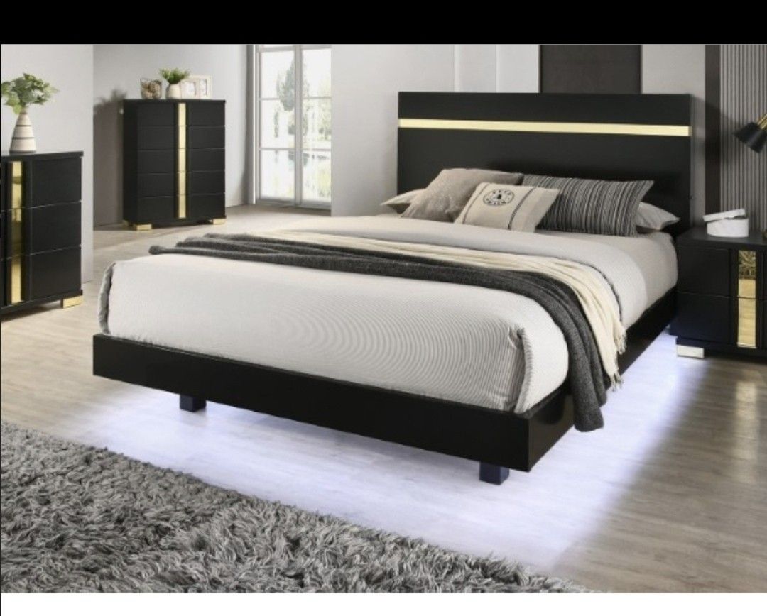 Queen Bed Frame With Mattress