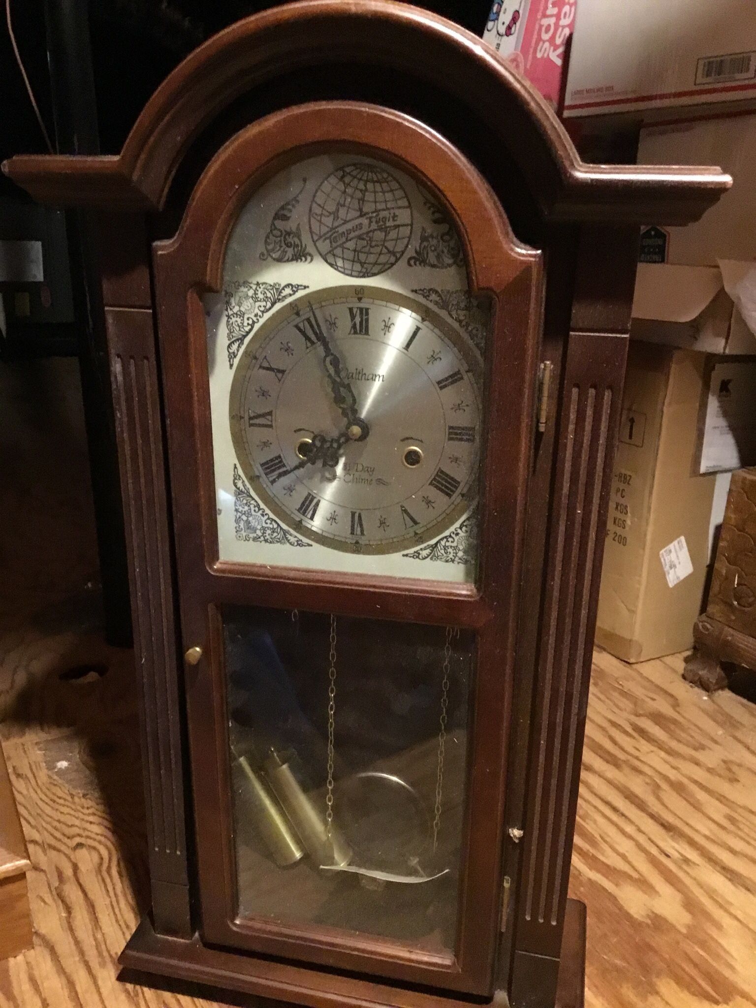 Waltham Clock  ANTIQUE 