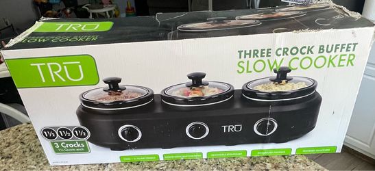 Tru triple buffet crockpot