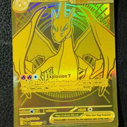 Pokemon Mega Charizard Y Ex Hyper Rare Ascended Heroes Mint  Pull From AH Poster Box