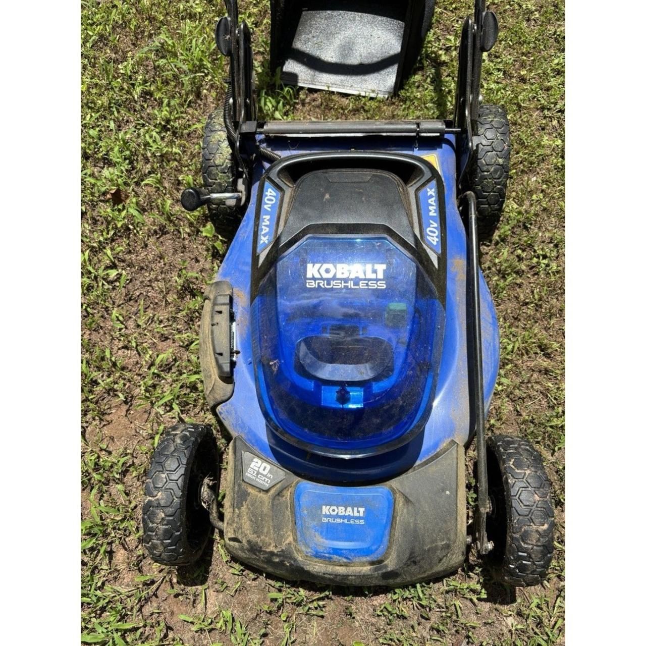 Kobalt 40V Mower Battery Powered Lawn Mower. Pre-owned with Battery & Charger