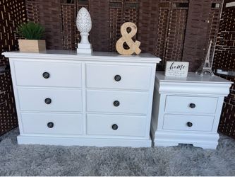 Dresser $74 nightstand $35 (for sale together) $109 all the drawers work good