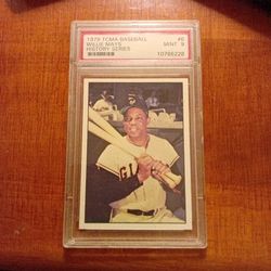 1979 TCMA BASEBALL WILLIE MAYS PSA GRADED 9