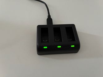 Portable Camera Battery USB Charger 3 Slots Battery Charger For DJI OSMO Action