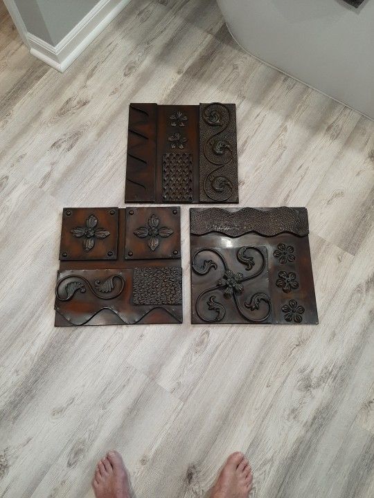 Raised Metal Wall Grouping