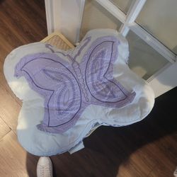 Pottery Barn Kids Butterfly Pillow