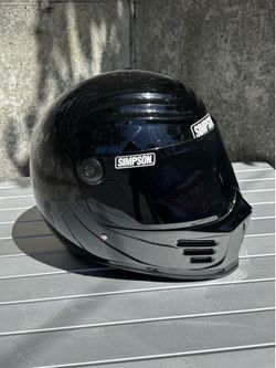 Simpson Outlaw Bandit Black Gloss size L
