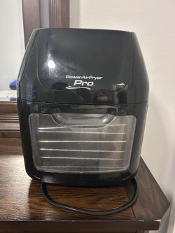 Power AirFryer Pro Oven (CM001) – Works Great, Accessories Included, Missing Handle