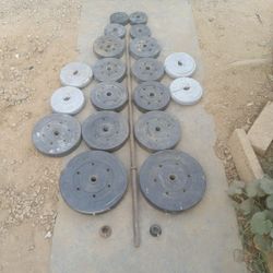 Weights Plastic 190s With Bar 1in Hole