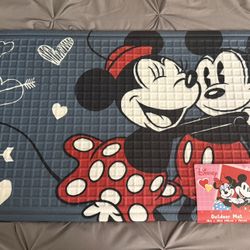 Disney Mickey And Minnie Outdoor Mat