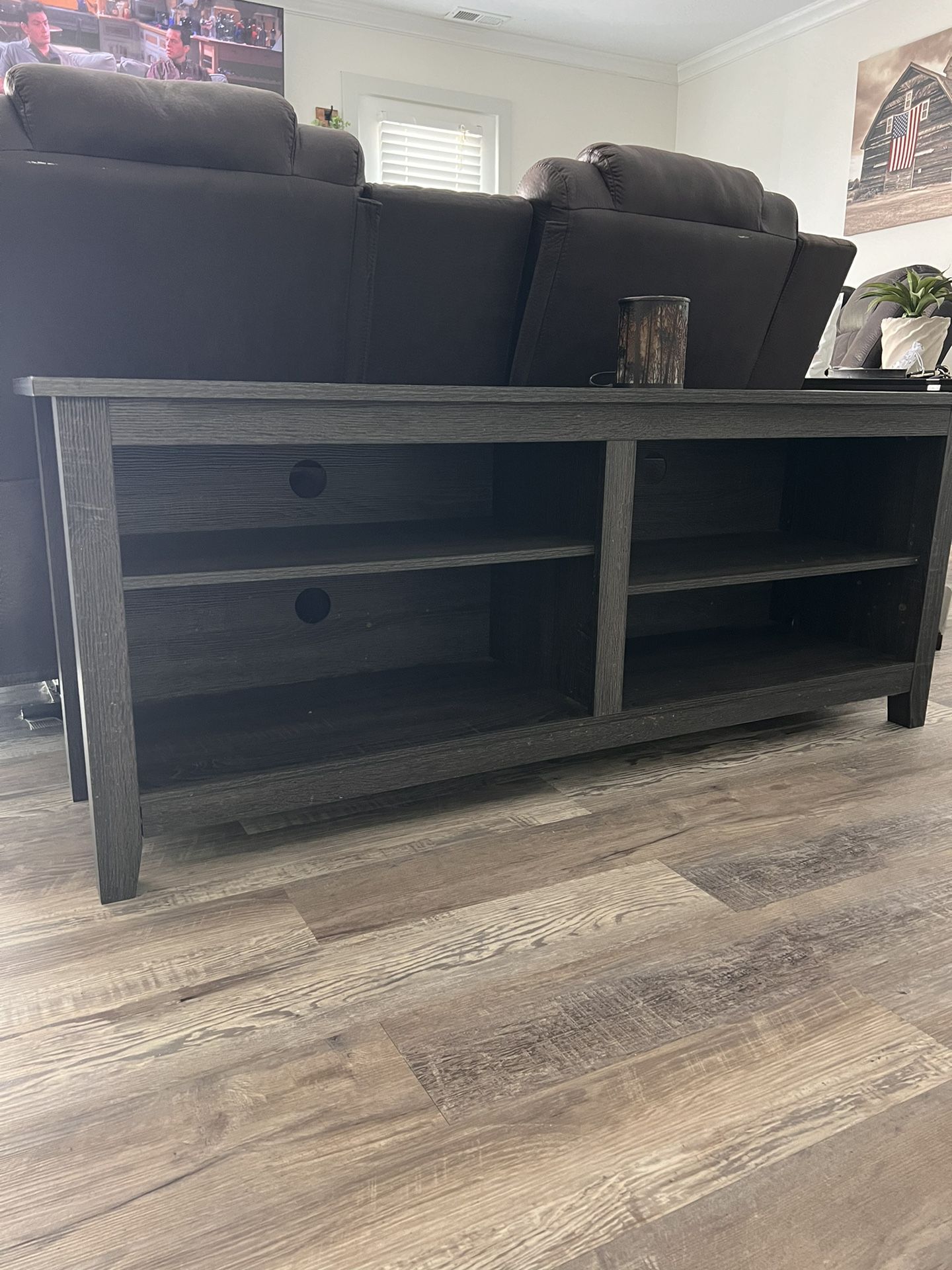 TV Stand W/ Shelves 