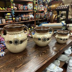 Macetas De Talavera Y Barro. La Original Talavera De Puebla. Precios Varían