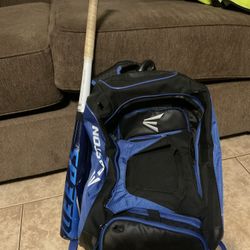Easton Backpack And Bat