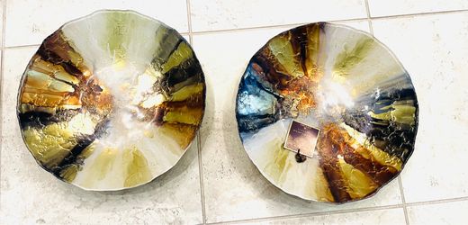 Rare new black & gold plate collection 14” inches