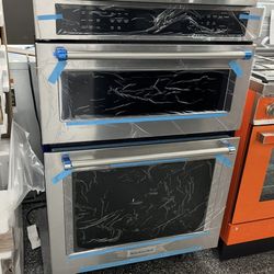 Stainless Steel Kitchen Aid 30” Microwave Oven Combo Electric + Convection