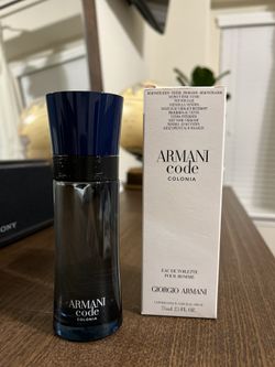ARMANI CODE COLONIA Eau de Toilette for Men - 2.5oz New in Box