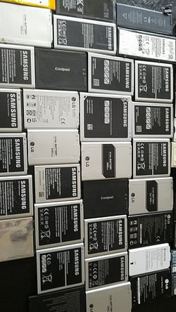 Various cell phone batteries