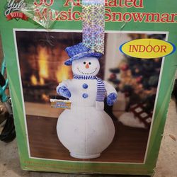 Indoor Musical Snowman  $30