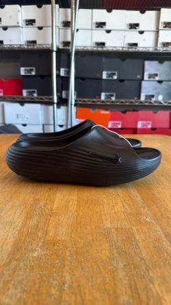 New Nike Reactx Rejuven8 Slide Sandals Slippers Black Women’s 10, Men’s 9