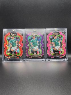 Gilberto Mora Rare 3 Card Set FIFA Panini Select