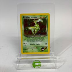 Pokémon TCG Gym Heroes Rocket's Scyther 13 Holo English