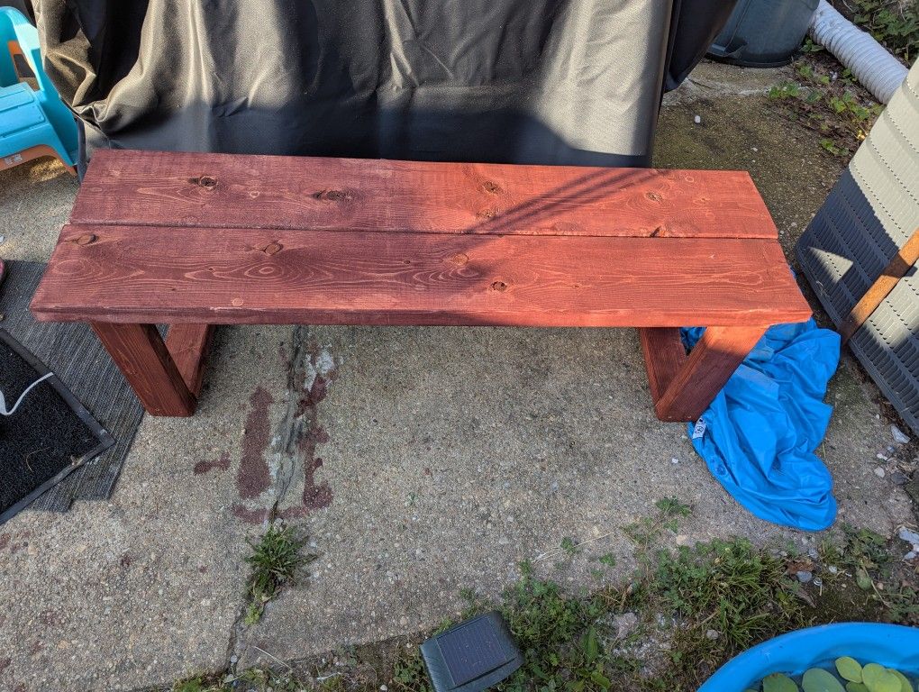 Wood Bench