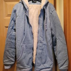 Hoodie With Sherpa Lining Women's XXL