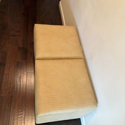 17.5” height, 19x19” matching set pair ottoman foot rest