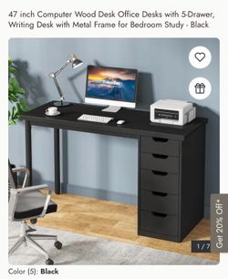 47 inch Computer Wood Desk