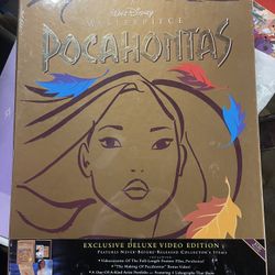 New Pocahontas Masters Collectors Edition VHS