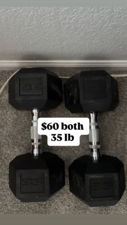 Dumbells 35 lbs