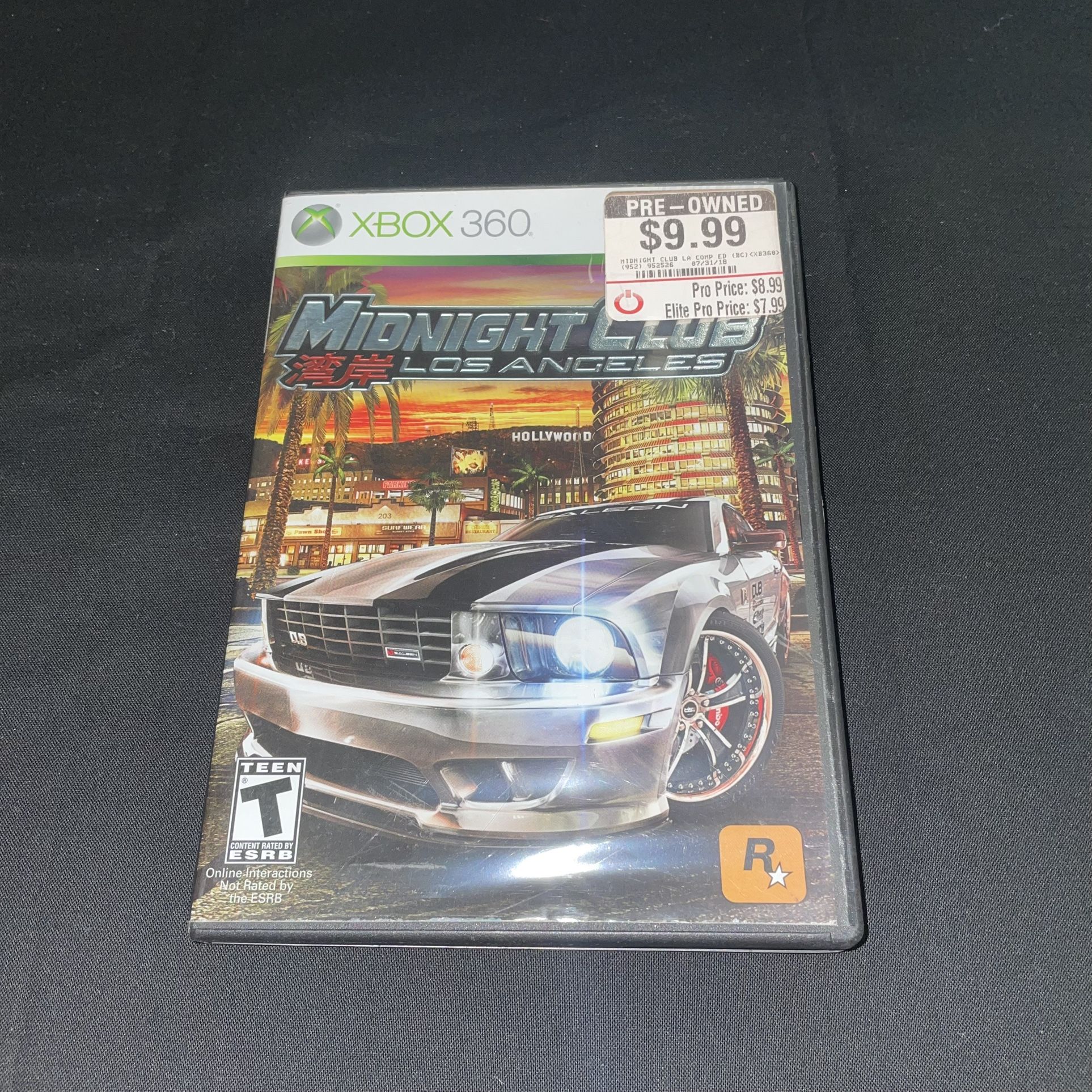 Microsoft Xbox 360 Midnight Club Los Angeles