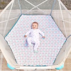 NEW Regalo Six Panel My Portable Play Yard Deluxe with Pad