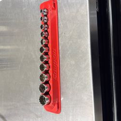 Snapon SAE 3/8 12 Point Socket Set 