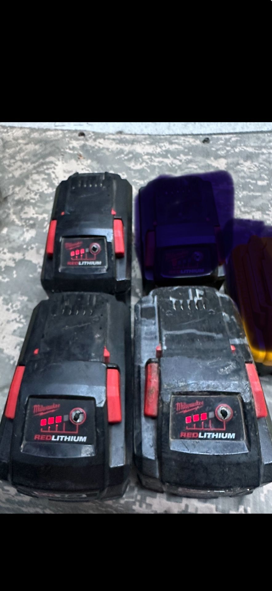 3 Milwaukee M18 12.0(only Change 3 Bars)