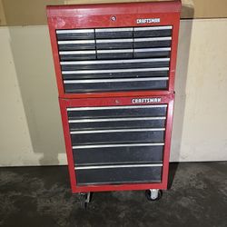 Craftsman 2 Piece 17 Drawer Rolling Toolbox