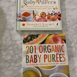 New Organic Baby Purées Books Set Of 2
